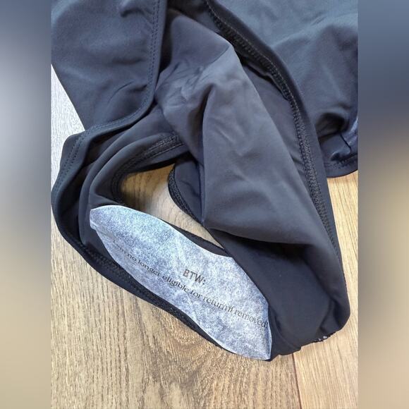 NWT Andie Swim The Nantucket One Shoulder One Piece Black Swimsuit Sz Sm Tall - Picture 6 of 8